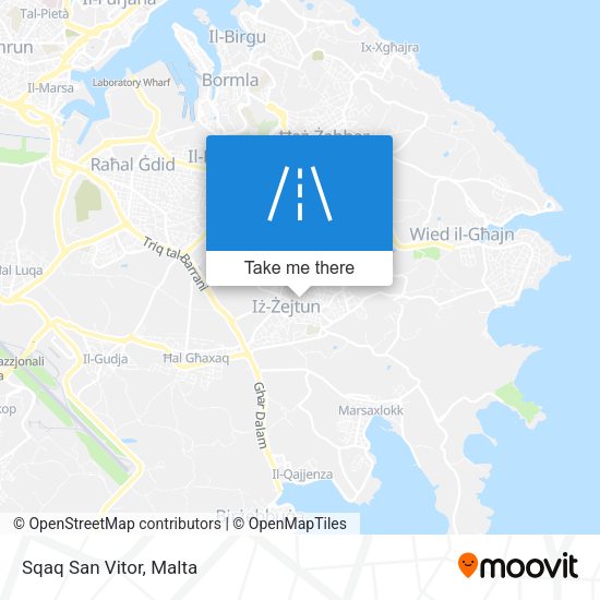 Sqaq San Vitor map