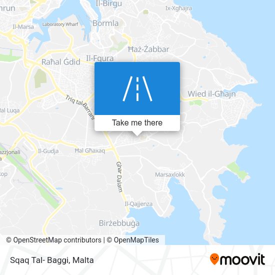 Sqaq Tal- Baggi map