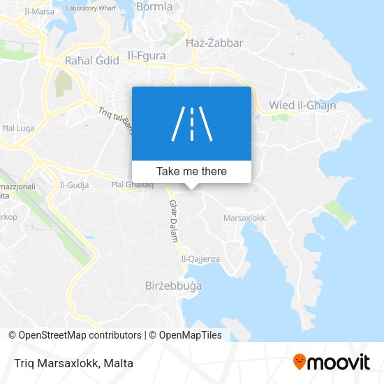 Triq Marsaxlokk map