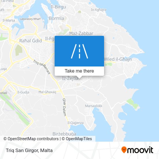 Triq San Girgor map