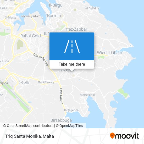 Triq Santa Monika map