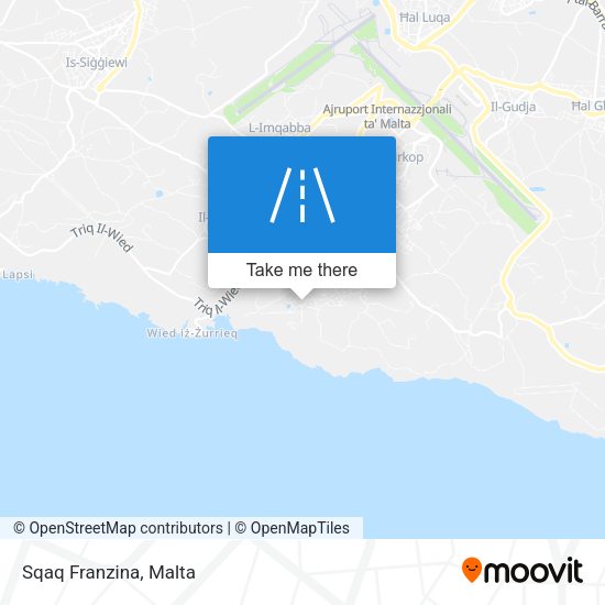 Sqaq Franzina map
