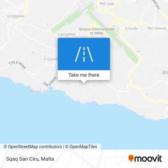 Sqaq San Ciru map