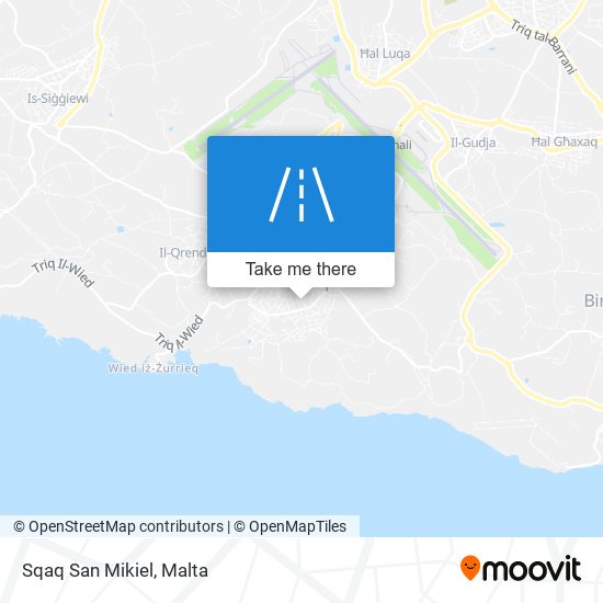 Sqaq San Mikiel map