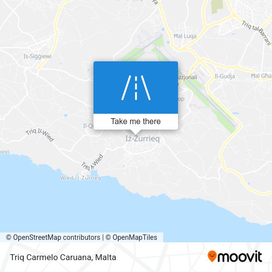 Triq Carmelo Caruana map