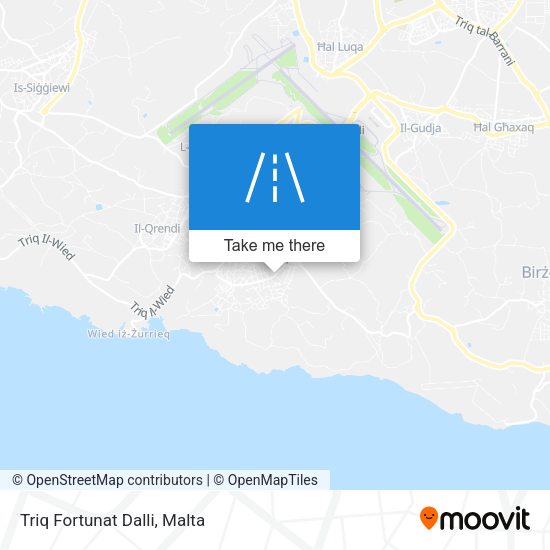 Triq Fortunat Dalli map