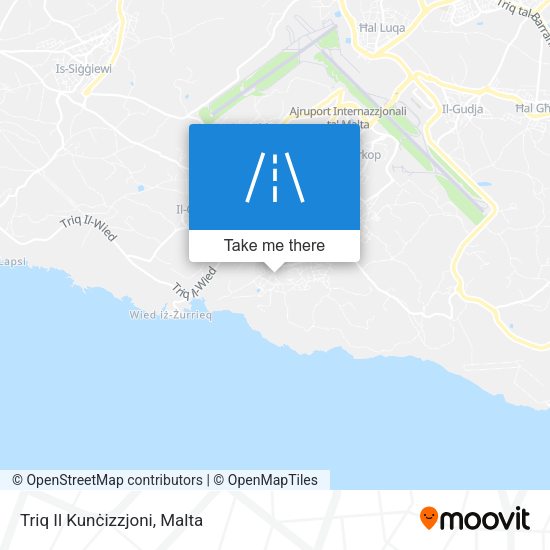 Triq Il Kunċizzjoni map