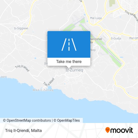 Triq Il-Qrendi map