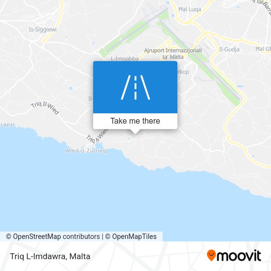 Triq L-Imdawra map