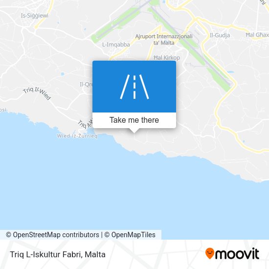 Triq L-Iskultur Fabri map