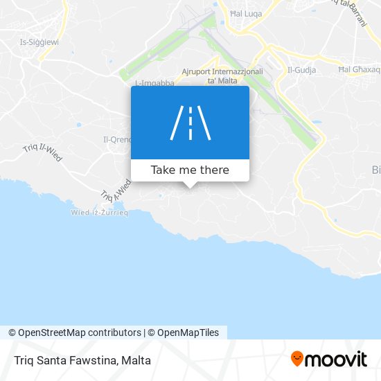 Triq Santa Fawstina map