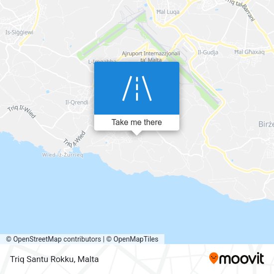 Triq Santu Rokku map