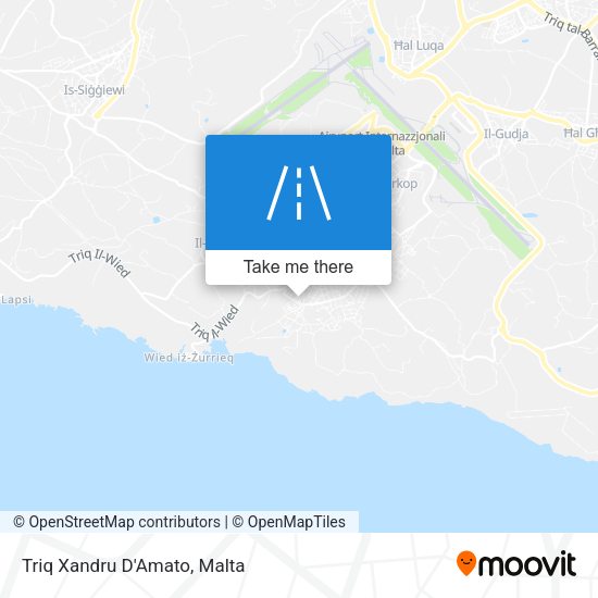 Triq Xandru D'Amato map