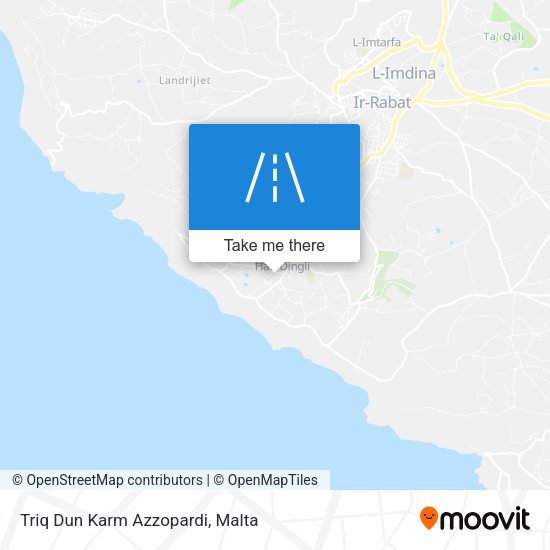 Triq Dun Karm Azzopardi map