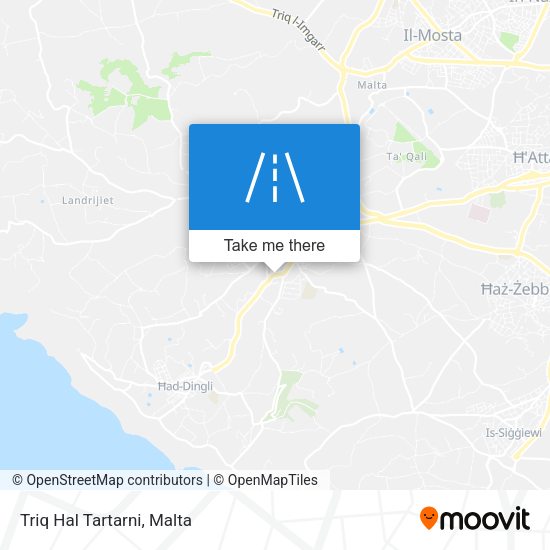 Triq Hal Tartarni map