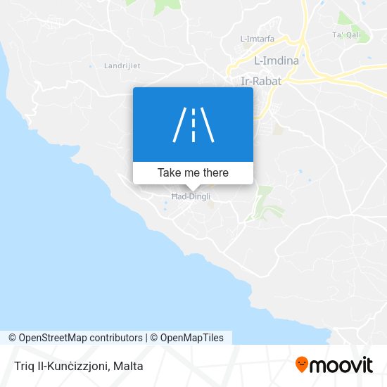 Triq Il-Kunċizzjoni map