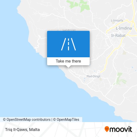 Triq Il-Qaws map