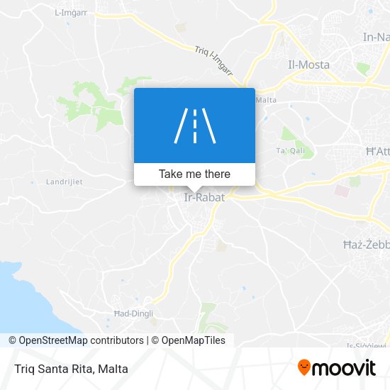 Triq Santa Rita map