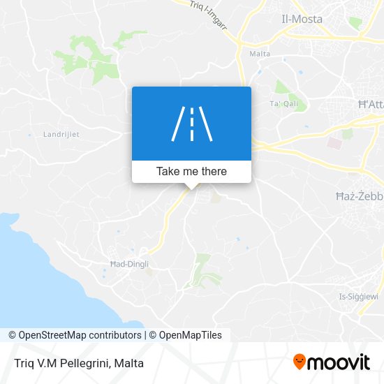 Triq V.M Pellegrini map