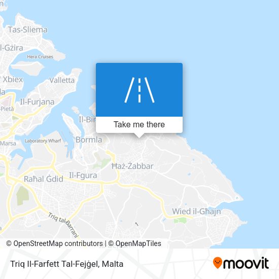 Triq Il-Farfett Tal-Fejġel map