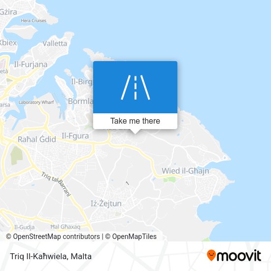 Triq Il-Kaħwiela map