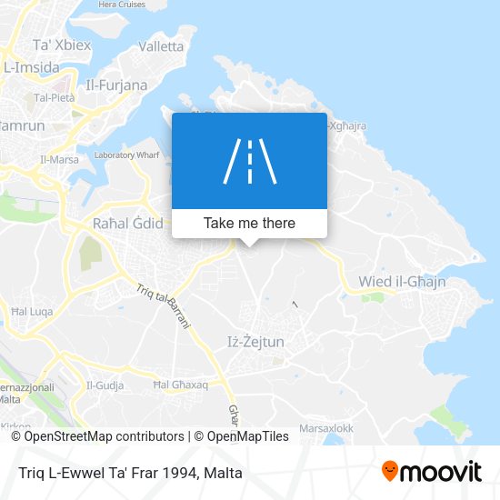 Triq L-Ewwel Ta' Frar 1994 map