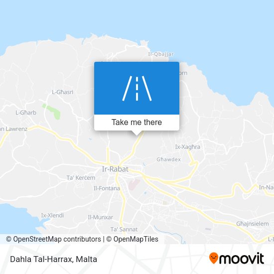 Dahla Tal-Harrax map