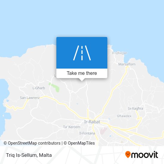 Triq Is-Sellum map