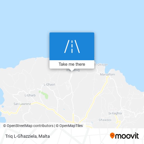 Triq L-Għazziela map