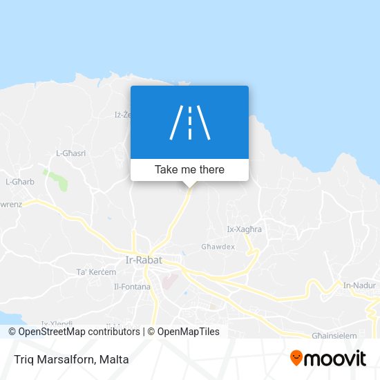 Triq Marsalforn map