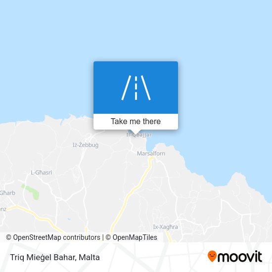 Triq Mieġel Bahar map