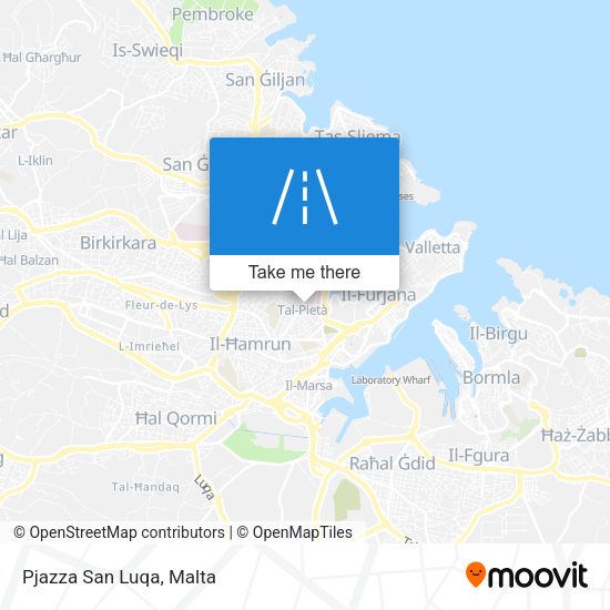 Pjazza San Luqa map