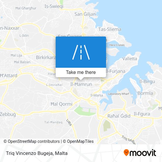 Triq Vincenzo Bugeja map