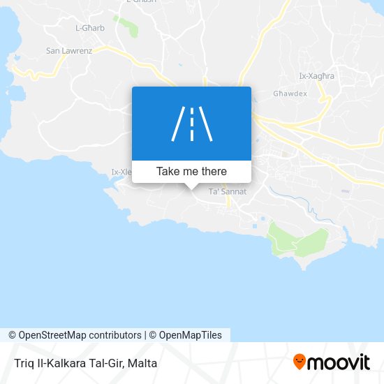 Triq Il-Kalkara Tal-Gir map