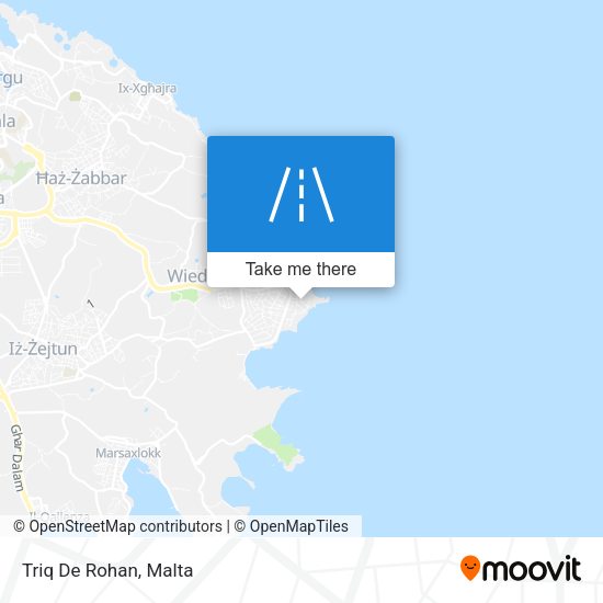 Triq De Rohan map