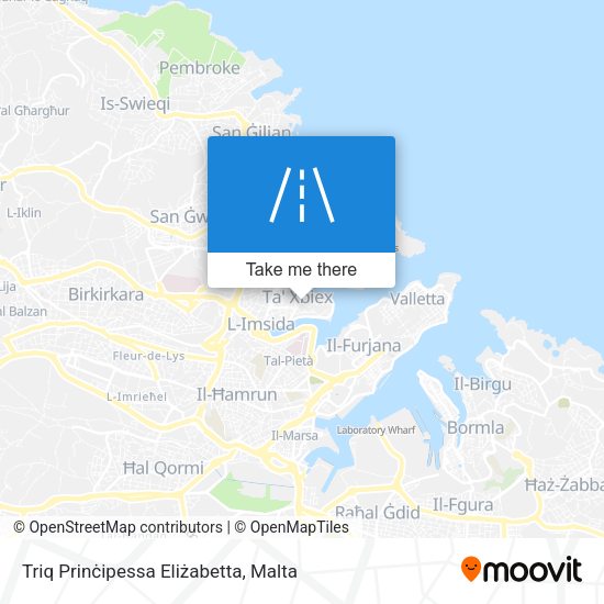 Triq Prinċipessa Eliżabetta map