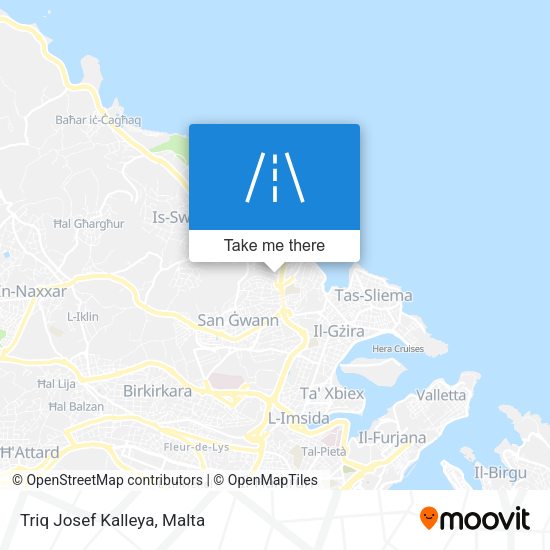Triq Josef Kalleya map