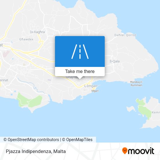 Pjazza Indipendenza map