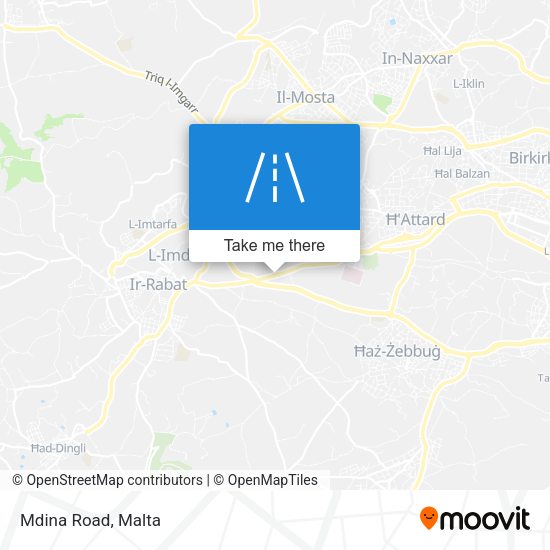 Mdina Road map