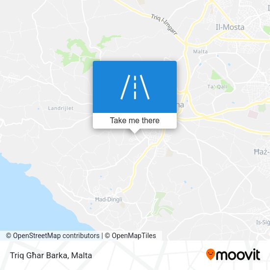 Triq Għar Barka map