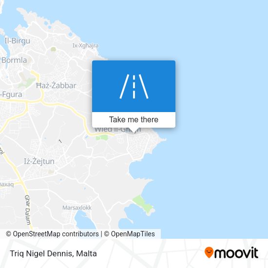 Triq Nigel Dennis map