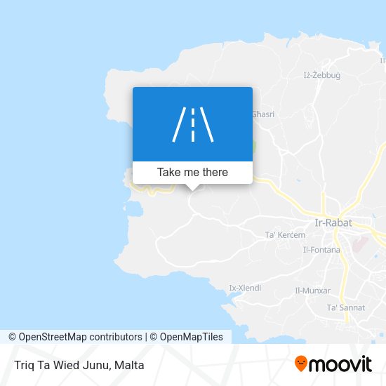 Triq Ta Wied Junu map