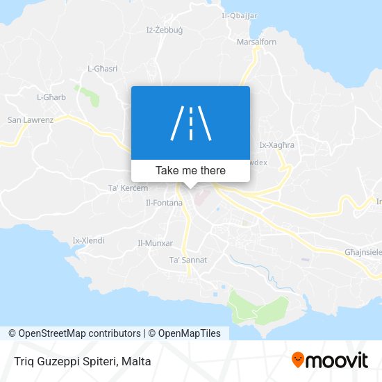 Triq Guzeppi Spiteri map