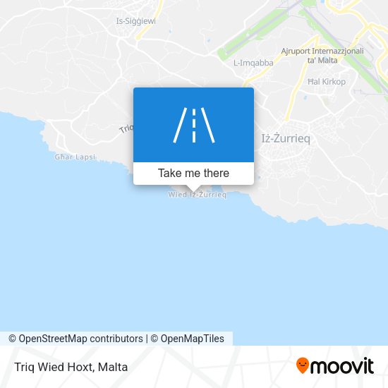 Triq Wied Hoxt map