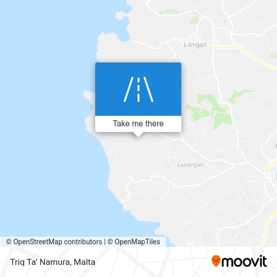 Triq Ta’ Namura map