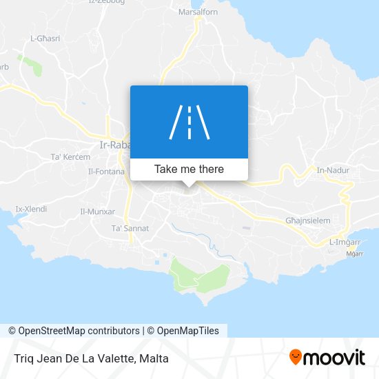 Triq Jean De La Valette map