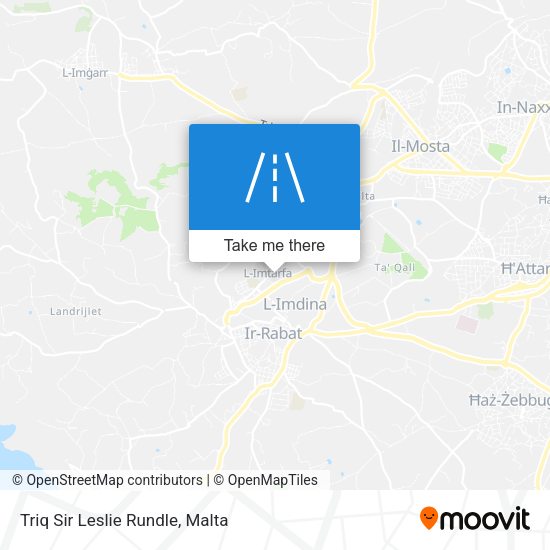 Triq Sir Leslie Rundle map