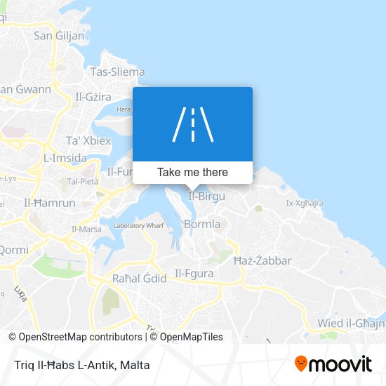 Triq Il-Ħabs L-Antik map