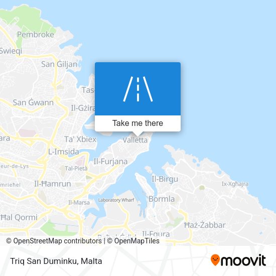 Triq San Duminku map