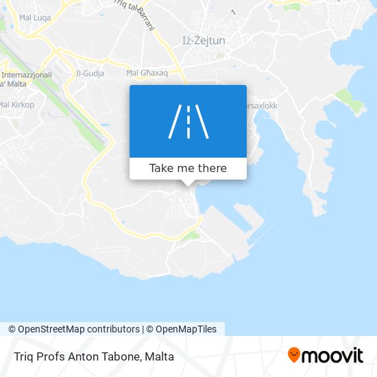 Triq Profs Anton Tabone map